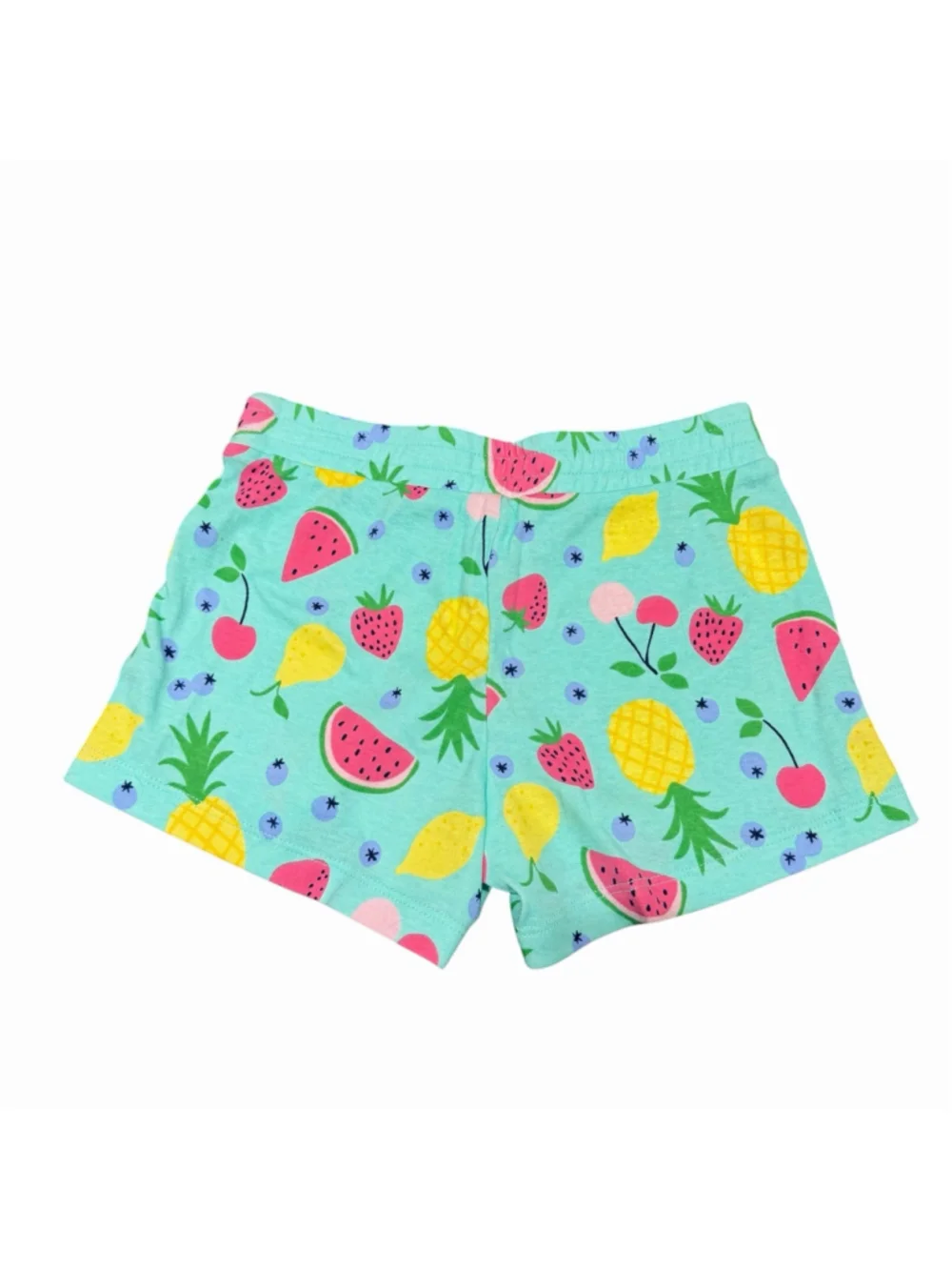 Gymboree Girls Fruit Print Shorts Aqua Tropical Summer‎ S 5-6 Watermelon NWT